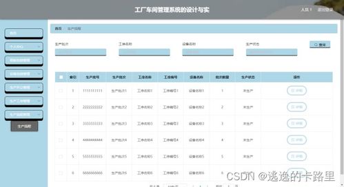 java毕业设计 基于springboot开发的vue工厂车间管理系统设计 毕业论文 附毕设源代码